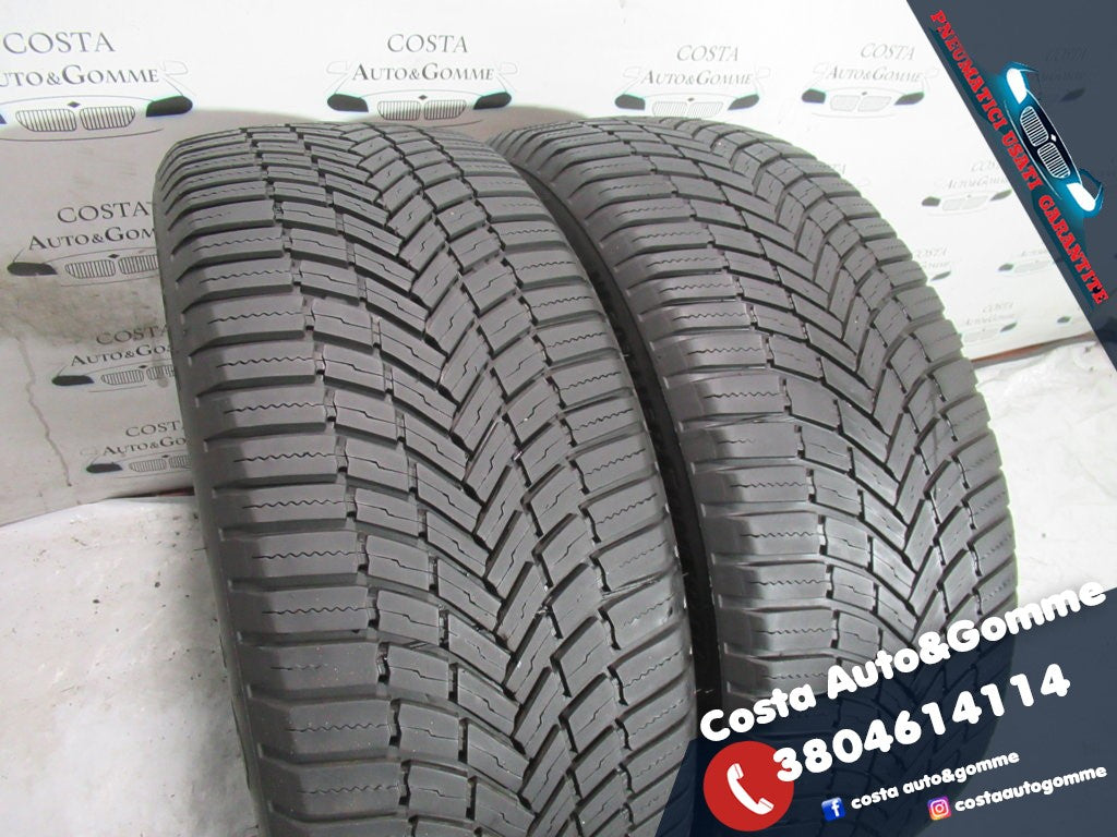 225 55 18 Bridgestone 85% 2022 4stagioni 2 Gomme