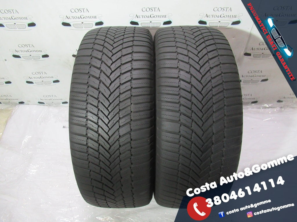 225 60 16 Bridgestone 4Stagioni 2019 80% 2 Gomme