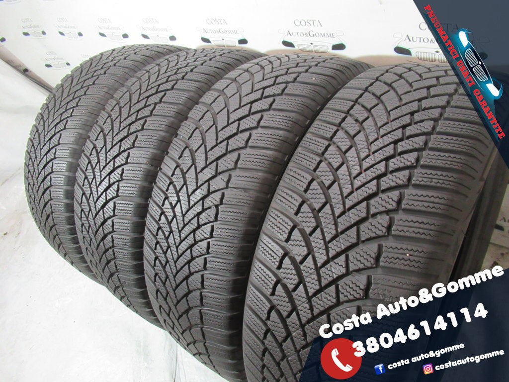 225 55 18 Bridgestone 2022 MS 95% 4 Gomme