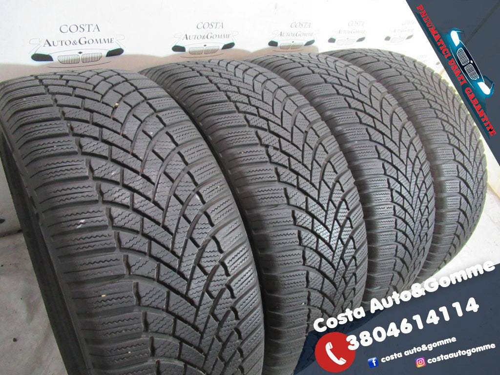 225 55 18 Bridgestone 2022 MS 95% 4 Gomme