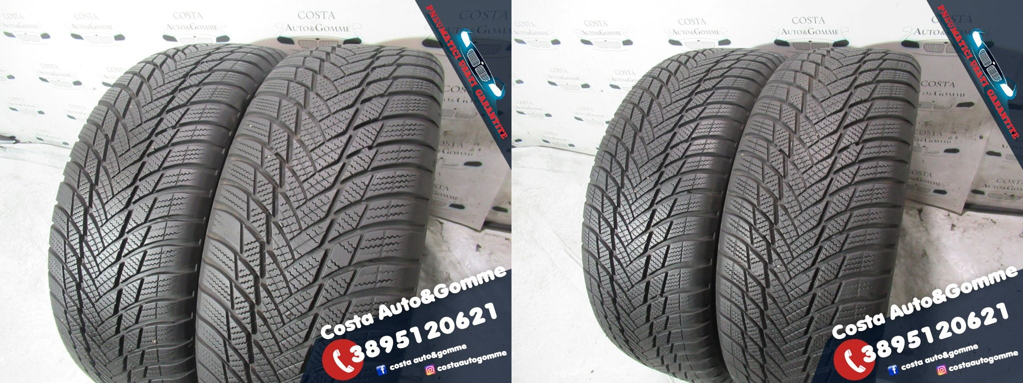 235 55 18 Bridgestone 90% MS 4 Gomme