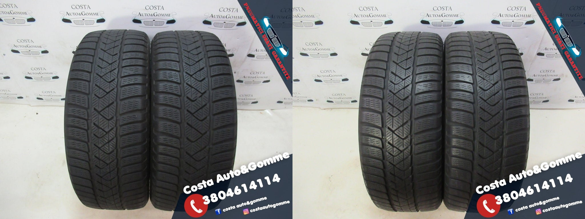 215 55 17 Pirelli 80% 2019 MS 215 55 R17 4 Gomme