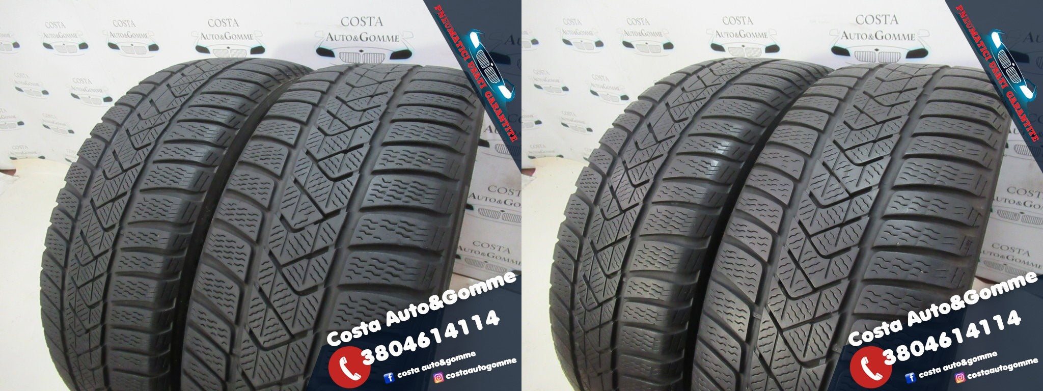 215 55 17 Pirelli 80% 2019 MS 215 55 R17 4 Gomme