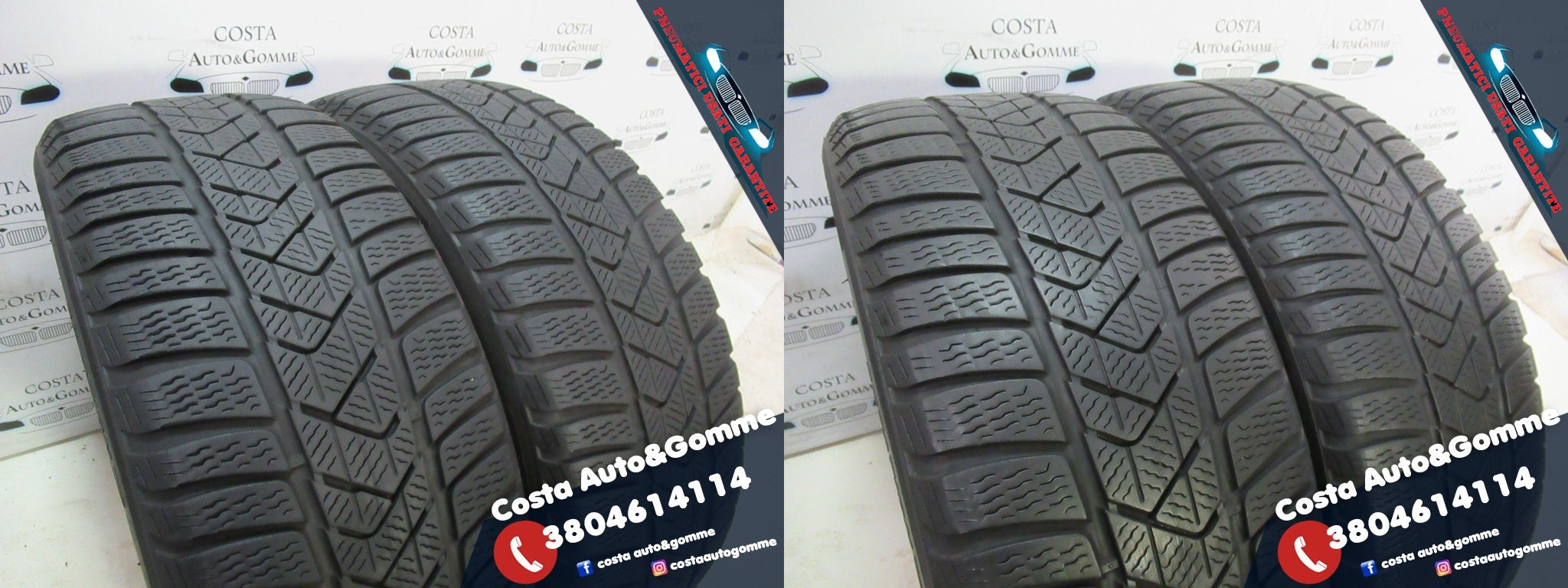 215 55 17 Pirelli 80% 2019 MS 215 55 R17 4 Gomme