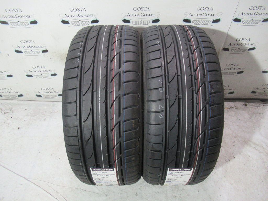 225 40 19 Bridgestone NUOVE Estive 2 Gomme