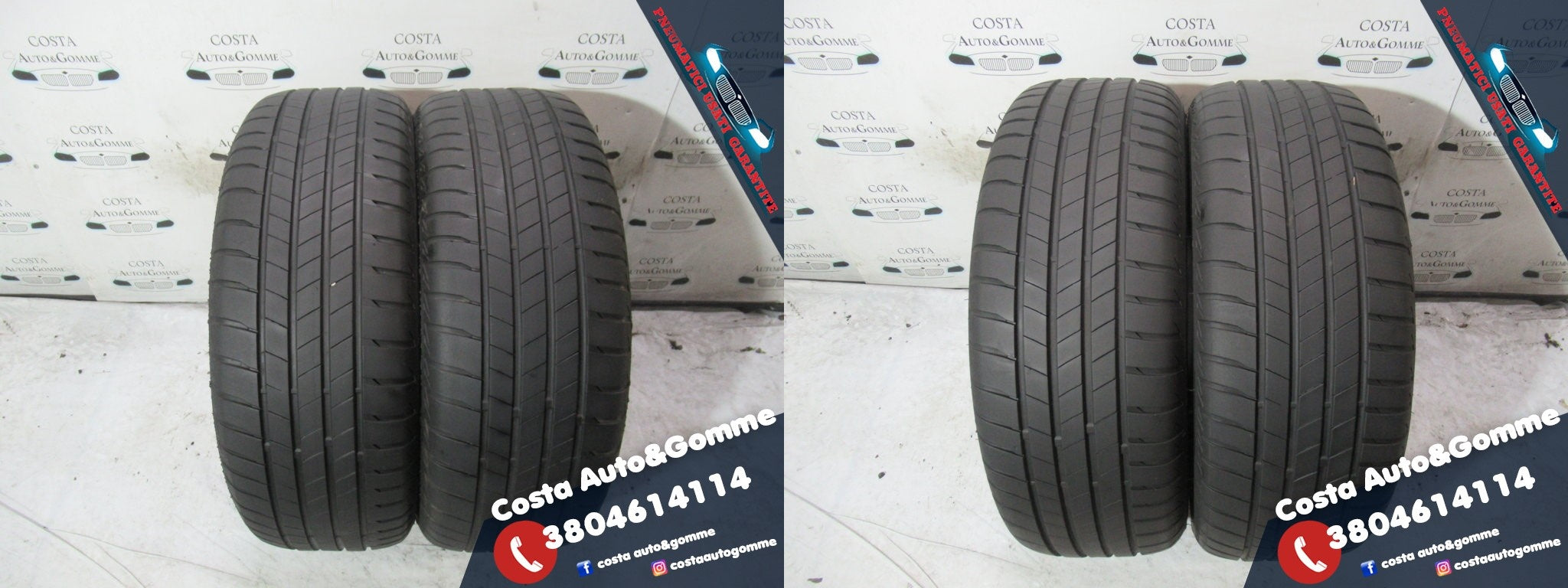 215 60 16 Bridgestone 80% 2022 Estive 4 Gomme