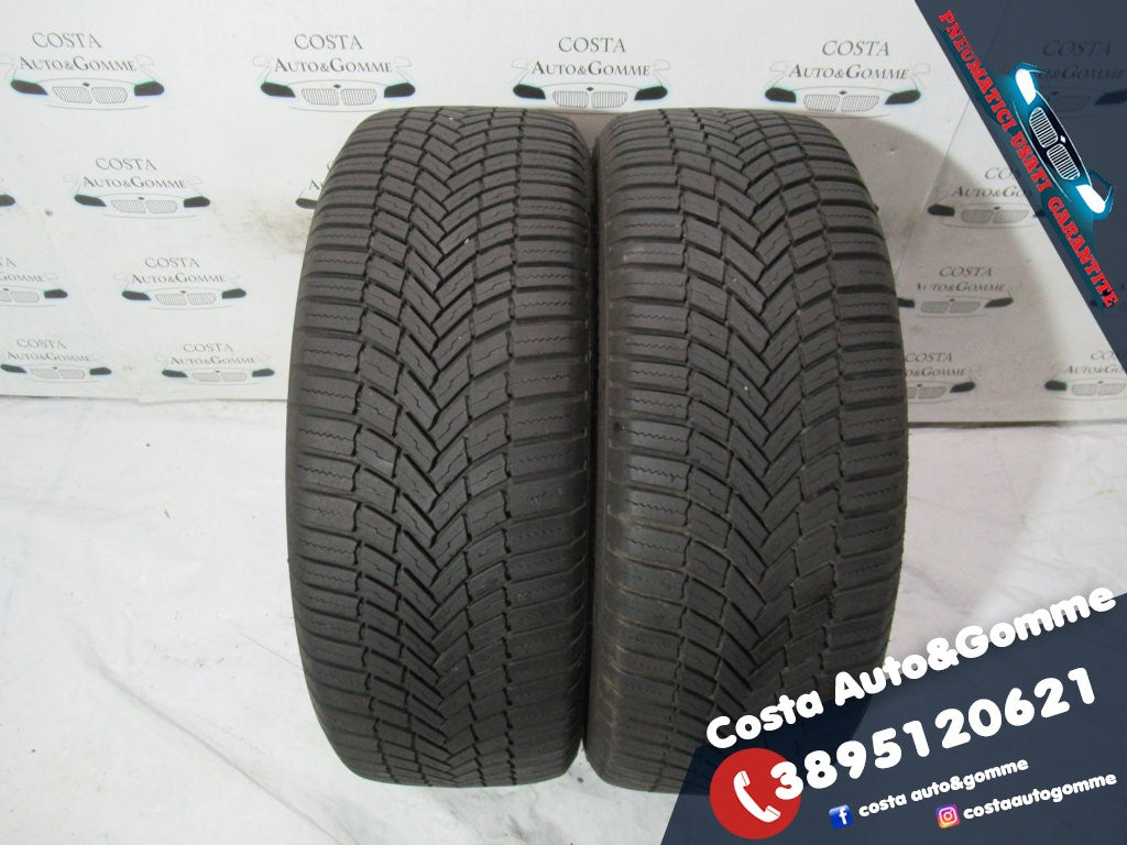 215 55 18 Bridgestone 4Stagioni 85% 2 Gomme