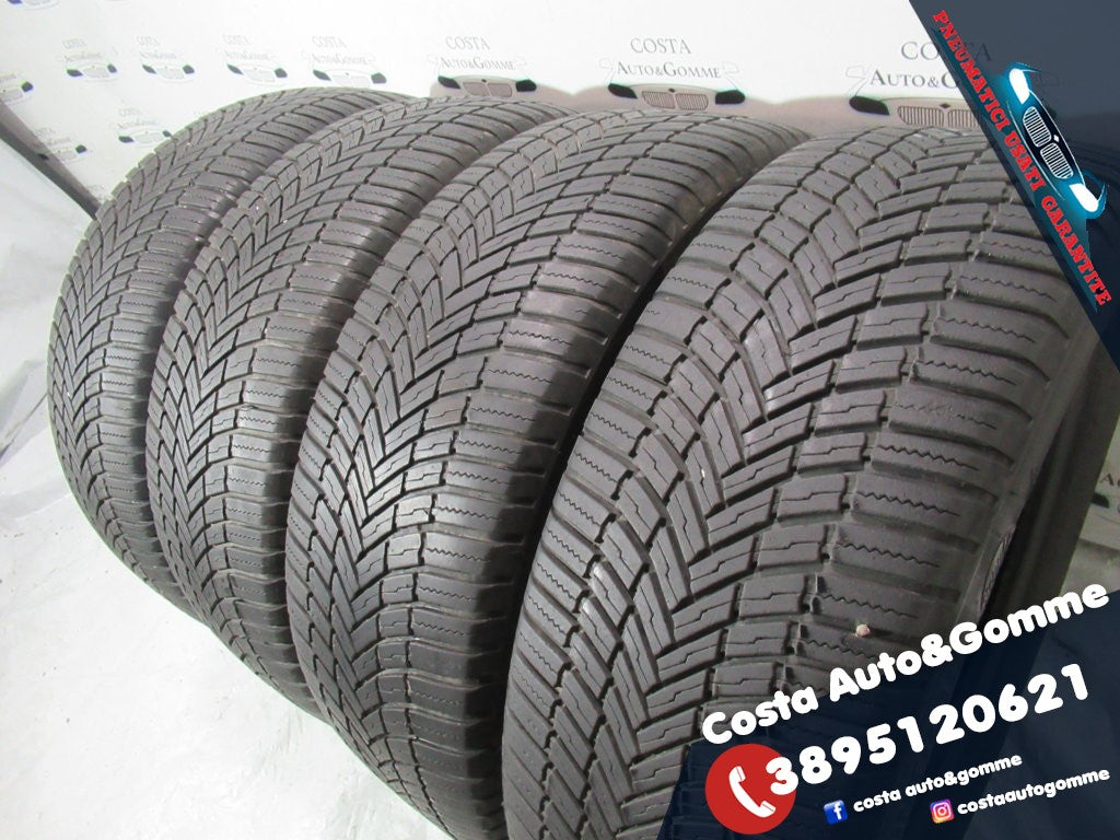 225 60 18 Bridgestone 4Stagioni 85% 4 Gomme