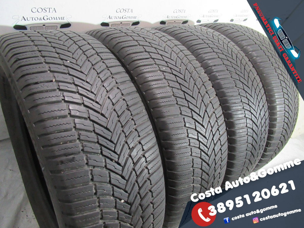 225 60 18 Bridgestone 4Stagioni 85% 4 Gomme