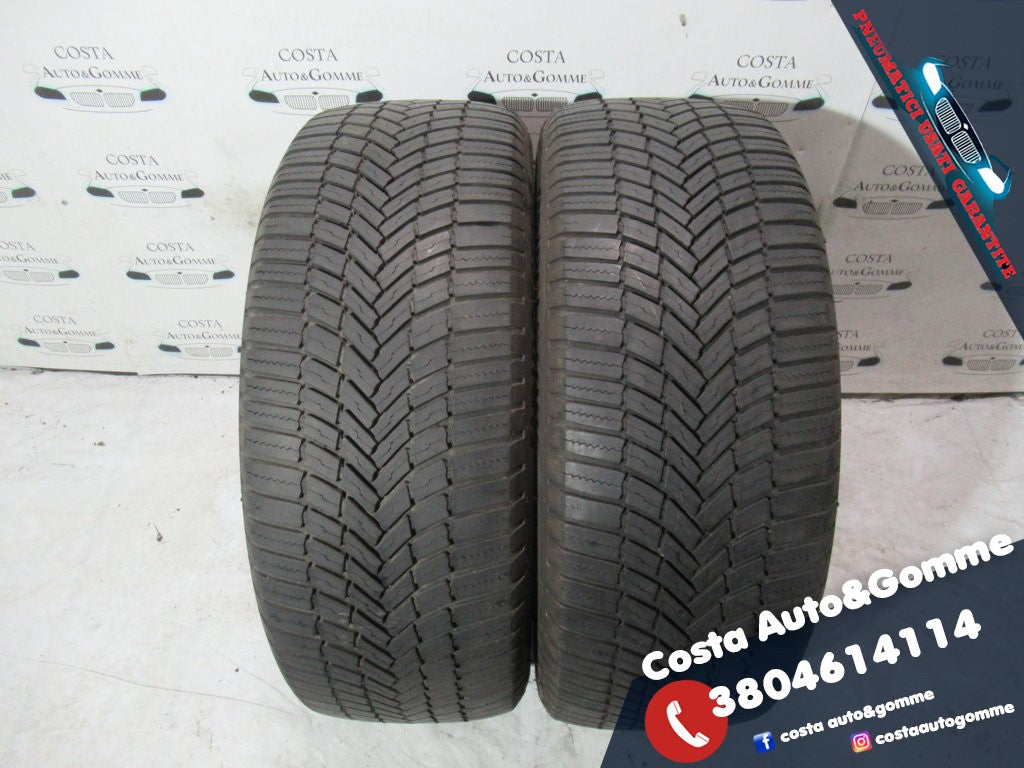 235 55 18 Bridgestone 2022 4Stagioni 85% 2 Gomme