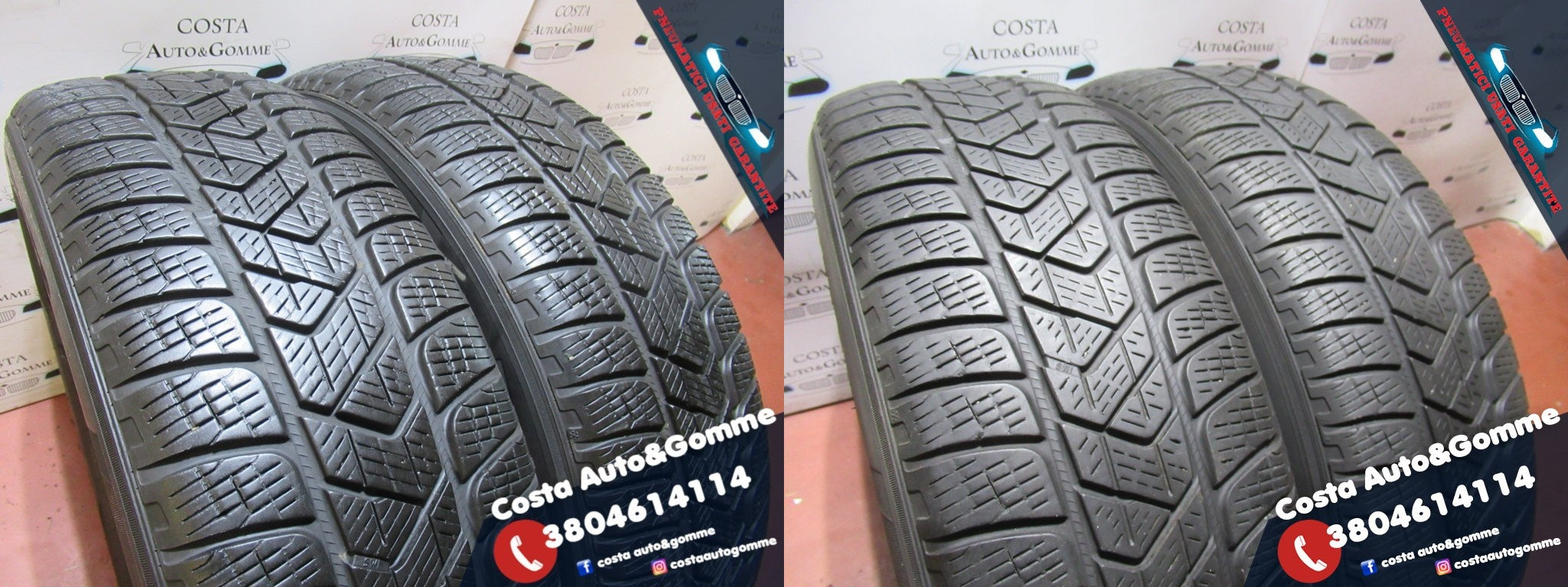 215 65 17 Pirelli 2018 85% MS 215 65 R17 4 Gomme