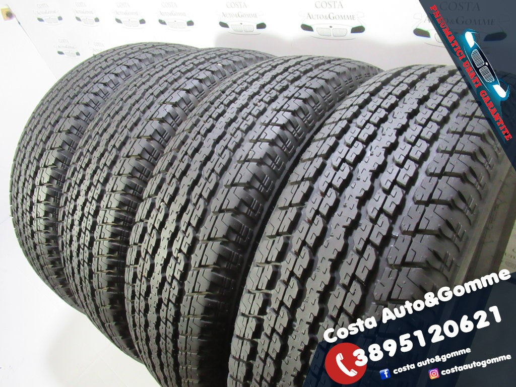 255 70 18 Bridgestone 4Stagioni 99% 4 Gomme