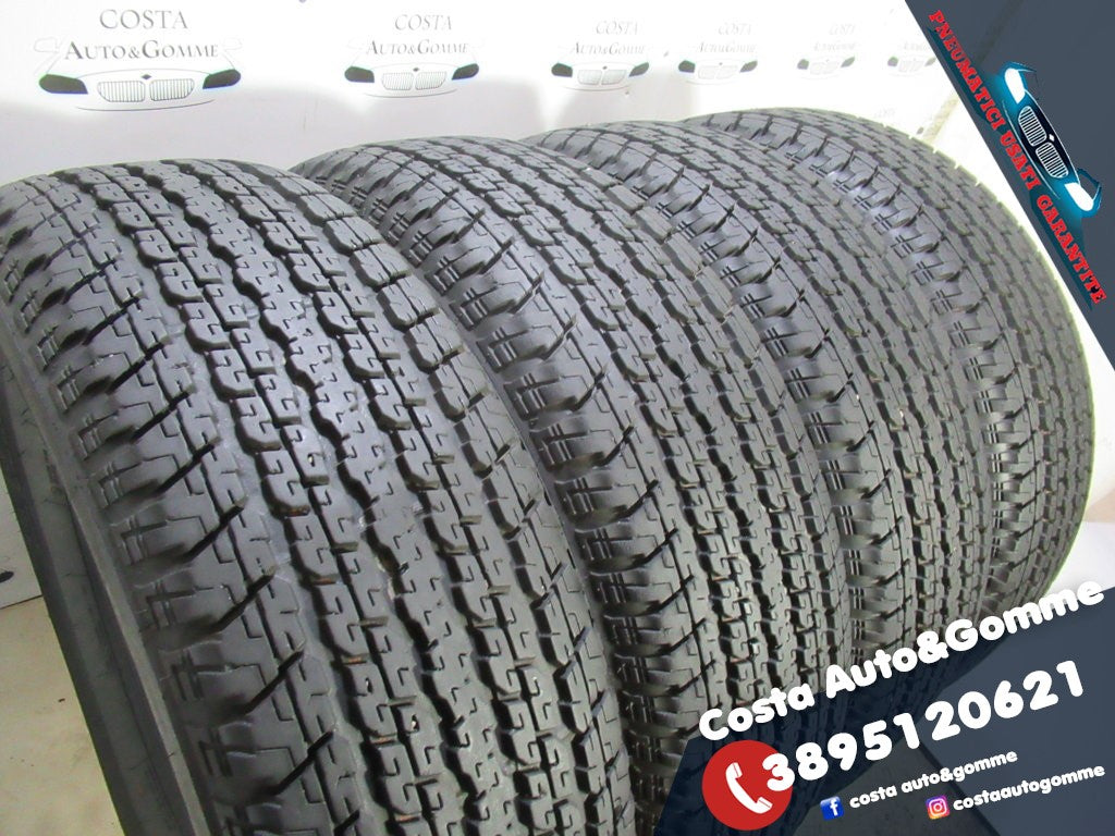 255 70 18 Bridgestone 4Stagioni 99% 4 Gomme